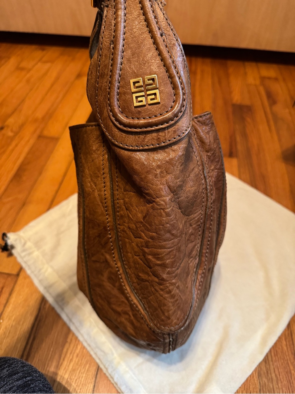 Givenchy Cognac Brown Leather Hobo Bag - Picture 10 of 13